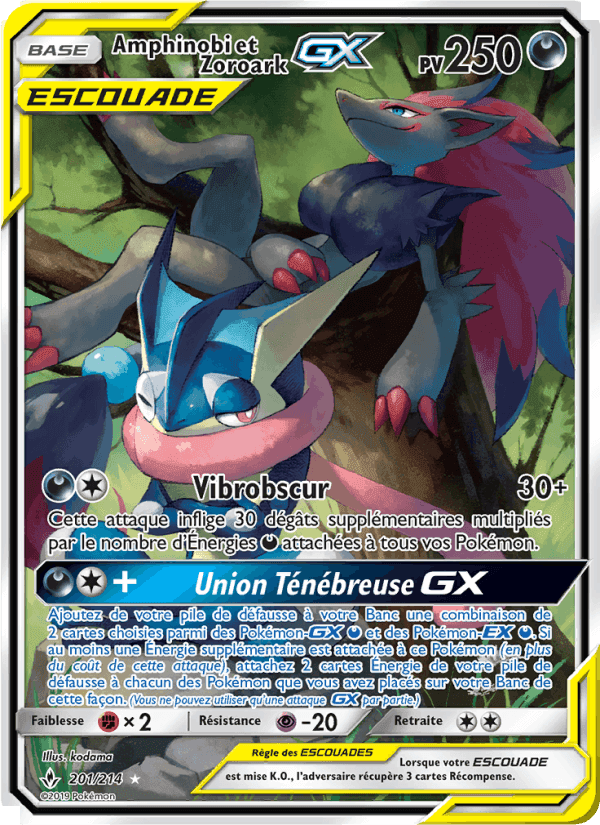 Amphinobi et Zoroark GX